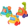 Jokomisiada Construction car set: excavator, dump truck and concrete mixer for toddlers ZA6341