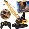 Jokomisiada Crawler Crane Remote Controlled Lights Remote Control RC0786