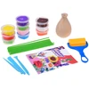 Dėlionė Jokomisiada Creative 28-Piece DIY Flower-Making Kit with Modelling Clay and Vase ZA6414