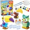 Jokomisiada Creative DIY Set – Mould and Paint Colorful Jungle Birds ZA5756