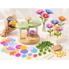 Jokomisiada Creative Flower-Making Kit 96 Pieces with Flower Maker, Vase and Bouquet Accessories ZA6200