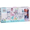 Jokomisiada Deluxe Baby Doll Set Stroller Cradle High Chair Accessories 16 pcs ZA5917