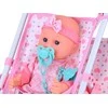 Jokomisiada Deluxe Baby Doll Set with Stroller, Crib, Play Mat and Accessories – 17 pcs ZA5916