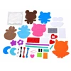 Jokomisiada DIY Sewing and Craft Kit 6 Felt Ornaments LARGE ANIMALS ZA6588