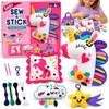 Jokomisiada DIY sewing and gluing kit with 5 felt ornaments UNICORN ZA6590