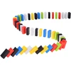 Jokomisiada Domino Set for Kids 100 Pieces Colorful Blocks Educational Building Toy ZA6290