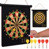 Jokomisiada Double-Sided Magnetic Dartboard with 6 Darts Skill Game GR0865