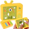 Dėlionė Jokomisiada Double-Sided Sensory Puzzle DINOSAUR Maze Sliding Puzzle ZA6425