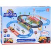 Jokomisiada Electric Train Set 2-in-1 – Locomotive with Carriages + Track and Bus ZA5886
