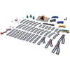 Jokomisiada Electric Train Set Car Carrier 4 Cars 5 Wagons 762 cm Track RC0802