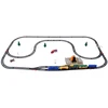 Jokomisiada Electric Train Set Car Carrier 4 Cars 5 Wagons 762 cm Track RC0802