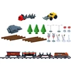 Jokomisiada Electric Train Set Sawmill Loader 3 Wagons 450 cm Tracks RC0780
