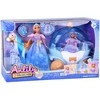Jokomisiada Fairytale princess doll in a ball gown + royal carriage horse ZA5705