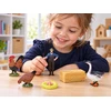 Jokomisiada FARM ANIMALS SERIES Farmer and birds set - hen, rooster, goose ZA6404 D