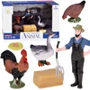 Jokomisiada FARM ANIMALS SERIES Farmer and birds set - hen, rooster, goose ZA6404 D