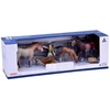 Jokomisiada FARM ANIMALS SERIES Set of horses from the farm Figurines COLLECTION ZA2604