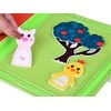 Jokomisiada Felt manipulation book FARMA windows Velcro stickers ZA6025