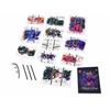 Jokomisiada Flower Blocks DARK ROSES violetinė bouquet of flowers 665pcs ZA6264