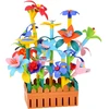 Jokomisiada Flower Garden Construction Blocks Creative 132-Piece Set ZA6395