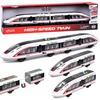 Jokomisiada High-Speed Train Magnetic Train 57 cm Friction Drive Sound and Light ZA6387