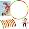 Jokomisiada Hula hoop for children and adults - with protrusions, foldable, diameter 84cm SP0871