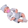Jokomisiada Interactive BOBAS doll 46cm - in mėlynas shorts + accessories ZA5835