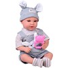 Jokomisiada Interactive BOBAS doll 46cm - in mėlynas shorts + accessories ZA5835