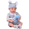 Jokomisiada Interactive BOBAS doll 46cm - in mėlynas shorts + accessories ZA5835