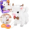 Jokomisiada Interactive Cow on a Leash Walks Sings Moves Head ZA6274