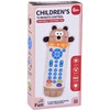 Jokomisiada Interactive remote control - 2-in-1 TEDDY BEAR teether for children + funny sounds ZA6017