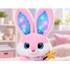 Jokomisiada Interactive Rožinė Plush Rabbit 30 cm Dancing Light-Up Musical Magic Wand ZA6329