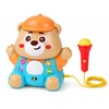 Jokomisiada Interactive TEDDY BEAR KARAOKE + microphone Musical toy for toddlers ZA6617