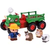 Jokomisiada Interactive Tractor with Trailer, Animals, Lights, Sounds and Farmer Figure ZA6309
