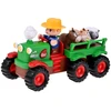 Jokomisiada Interactive Tractor with Trailer, Animals, Lights, Sounds and Farmer Figure ZA6309