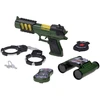 Jokomisiada Kids’ Soldier Play Set with Light and Sound Toy Gun, Binoculars and Handcuffs ZA6316