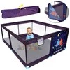 Jokomisiada Large baby playpen, dry pool, 160x200 cm, + bag, cover, ZA5712
