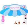 Jokomisiada Large pastel wooden ice cream stand + 8 different ice creams ZA5945