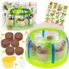 Jokomisiada Little Gardener BIO Set – Greenhouse, Seeds, and Pots for Growing Plants ZA5776