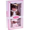 Jokomisiada Lovely Soft rubber doll 30cm TOSIA long hair + bottle and diaper ZA5832doll made of soft rubber, long hair, dress, 30 cm ZA5832