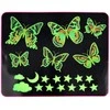 Jokomisiada Magical Fluorescent Butterflies and Stars – Glowing Stickers ZA5681