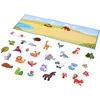 Dėlionė Jokomisiada Magnetic Animal Puzzle Play Board 30 Magnets for Children ZA6408