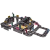 Jokomisiada Magnetic blocks CAR TRACK 168 pieces + 4 cars and road signs ZA6446
