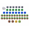 Jokomisiada Magnetic blocks RHINO construction cubes and pikselių 47pcs ZA6605