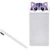 Jokomisiada Magnetic CAT Šaldytuvas Notepad Reusable Writing Board with Stylus ZA6461