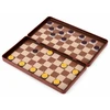 Jokomisiada Magnetic CHECKERS game - magnetic POCKET - for 2 people GR0838