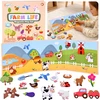 Dėlionė Jokomisiada Magnetic Farm Puzzle Animals Board 30 Magnets ZA6405