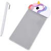 Jokomisiada Magnetic Unicorn Šaldytuvas Notepad Reusable Writing Board with Stylus ZA6460