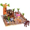 Jokomisiada Magnetic ZOO building blocks - cubes and pikselių 247 pieces ZA6379