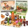 Jokomisiada Magnetic ZOO building blocks - cubes and pikselių 247 pieces ZA6379