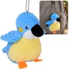 Jokomisiada Mėlyna Felek Plush Bird with Squeaker and Pendant, 13 cm ZA6426